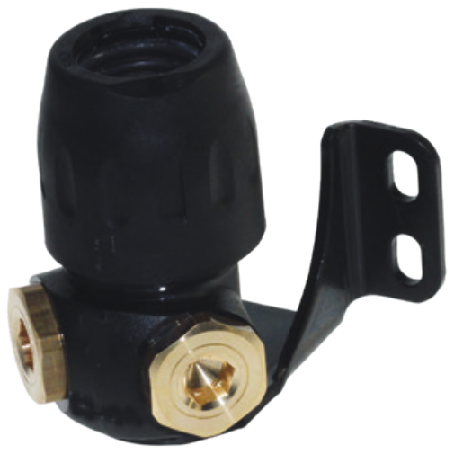 2 PORT 90° WALL BRACKET G1/2 Ø 16,5