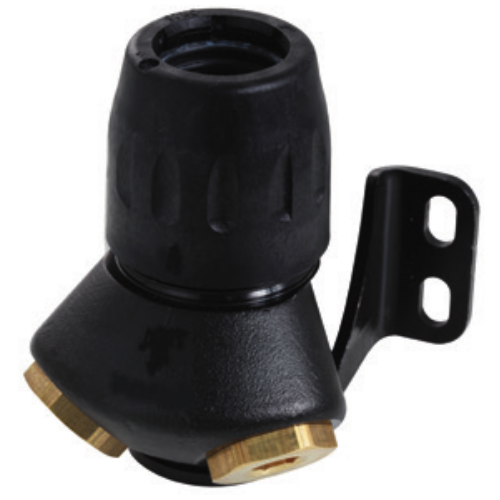 2 PORT 45° WALL BRACKET G1/2 Ø 25