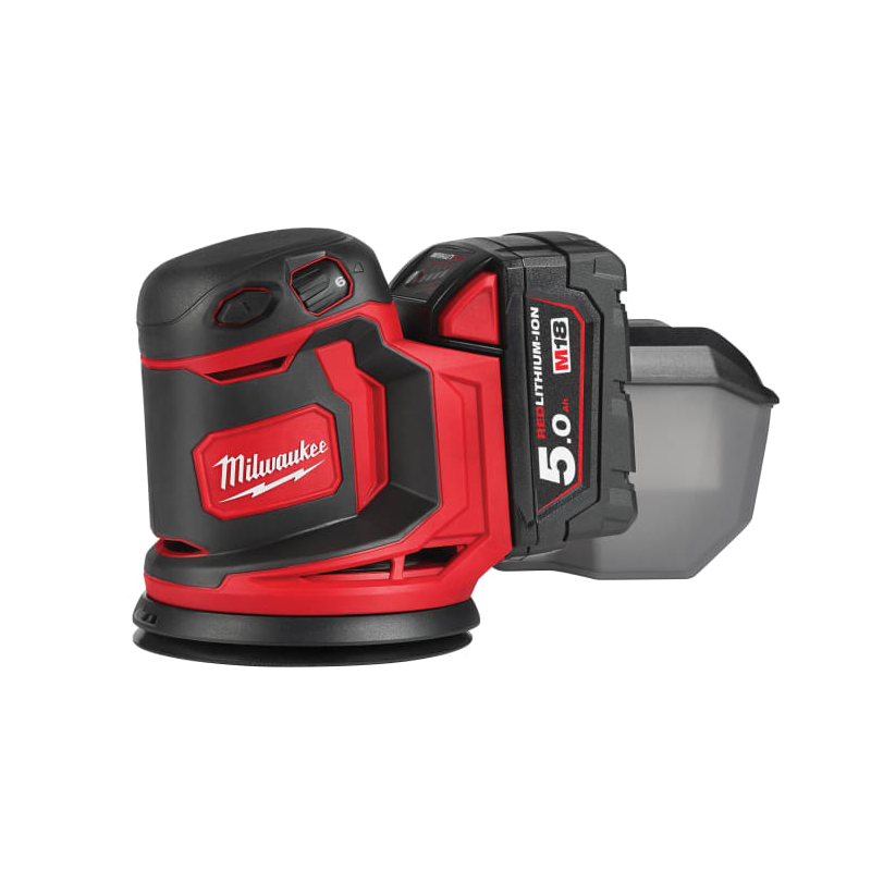 M18 BOS125 502B Random Orbital Sander 18V 2 X 18 5.0Ah Li ion MILM18BOS5X