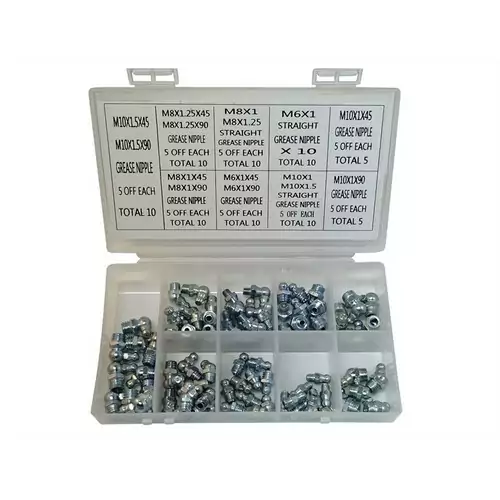 80 Piece Metric Grease Nipple Box Kit