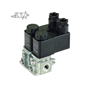 3/2 NC With Manual Override Bistable Directly Operated Solenoid Valve