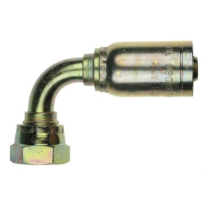 BSPP 90° Swept Female One Piece Hose Fittings