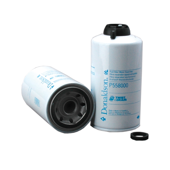 P558000 - Fuel/Water Separator Spin-on Twist and Drain Filter-P558000