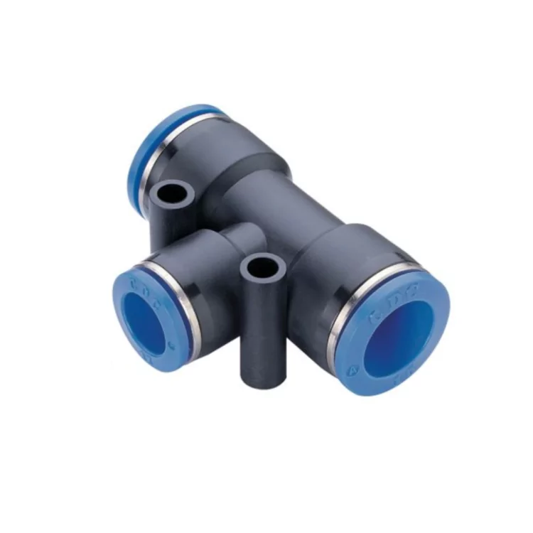 8mm OD X 6mm OD CDC ONE-TOUCH REDUCER TEE