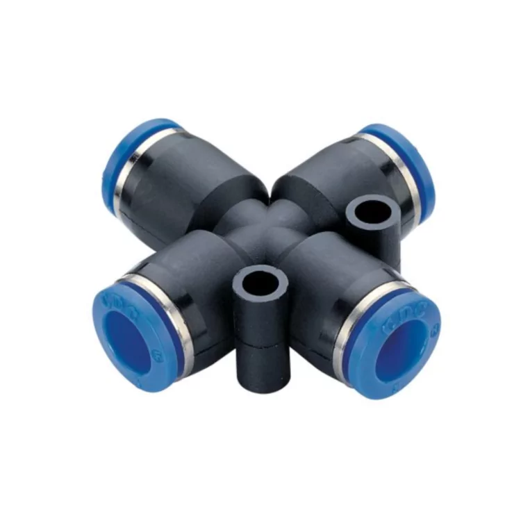 8MM OD X 8MM OD CDC ONE-TOUCH UNION CROSS