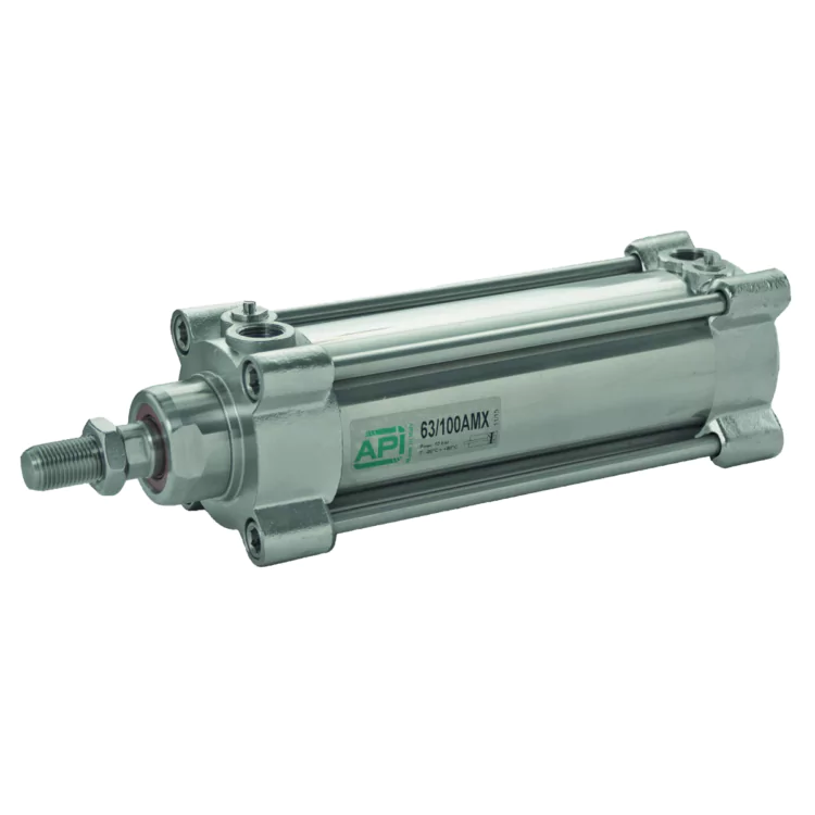 160 Bore / 400 Stroke Stainless Steel Cylinder AMX Series ISO 15552