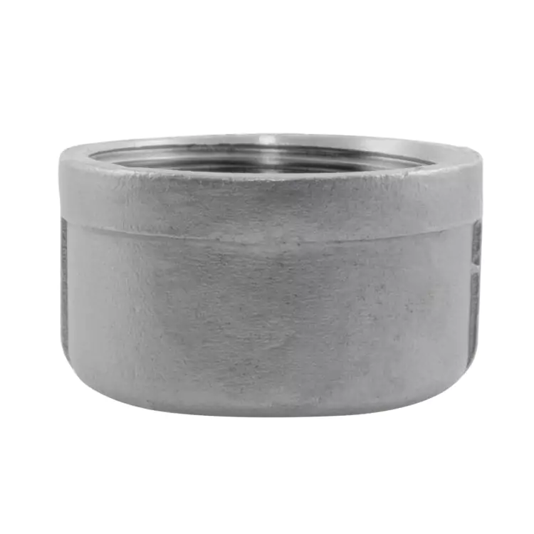 2-1/2" NPT ROUND CAP 150LB 316 STAINLESS STEEL