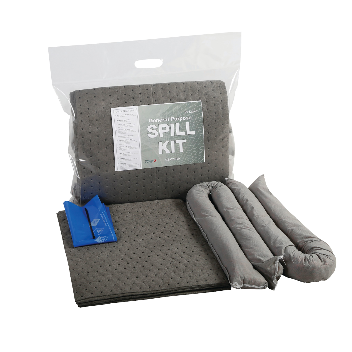 EVO universal Spill Kit in sealed Break Pack 50 x 60 x 12cm