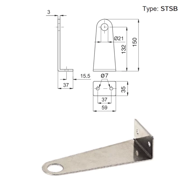 Mounting Bracket For Air Reservoir