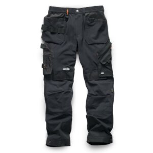 Scruffs Pro Flex Plus Holster Trousers Black