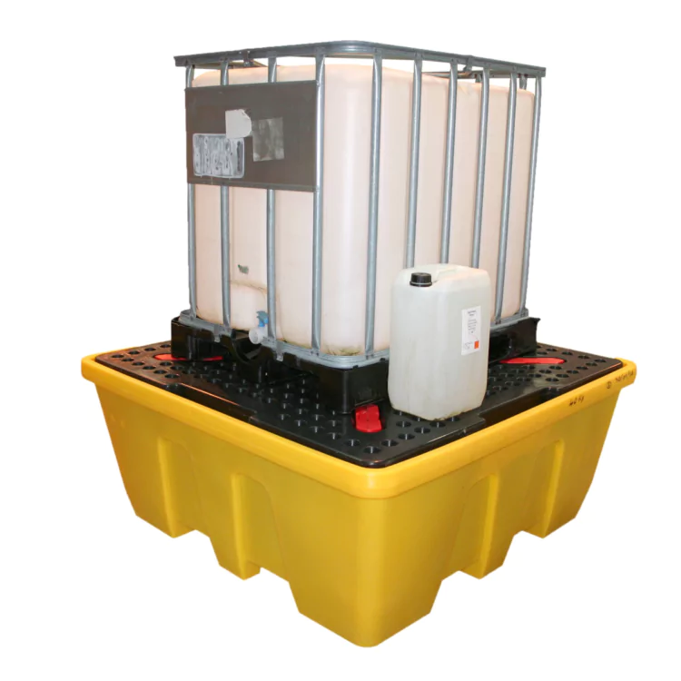 Flexible cover for IBC Spillpallet