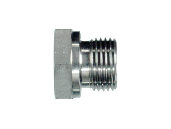 1/4 inch BSPP 60 deg coned plug BS 5200
