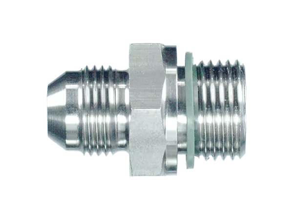 1/2"-20UNF 37° JIC male to 3/8" BSPP male adapter