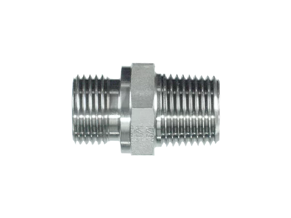 BSPP 3/8" BSPP to 1/4" BSPT male male adapter