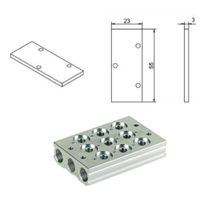 1/8" Blanking Plate For Sub Base