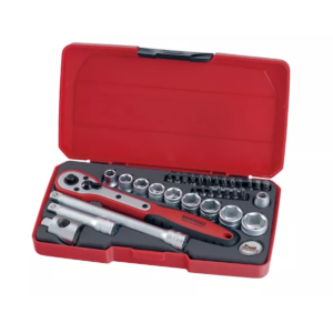 Tengtools Socket & Bit Set of 34 Metric 3/8in Drive