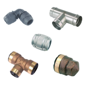 Transair Stainless Steel Pipe-To-Pipe & Stud Connectors