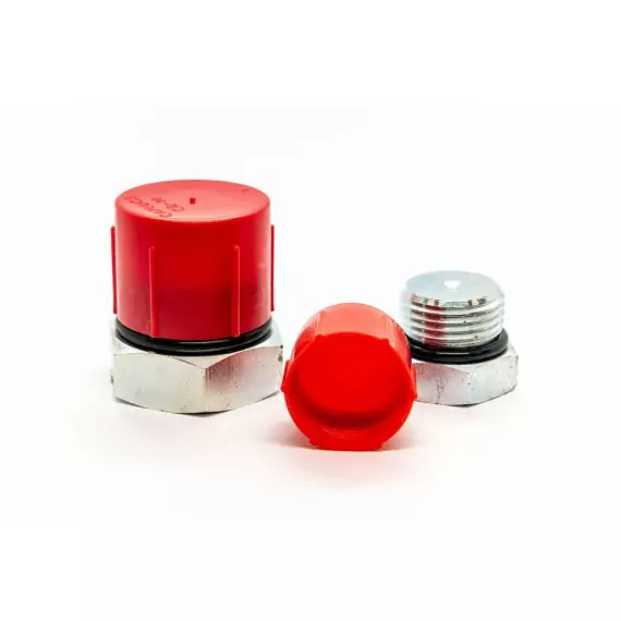 Pack of 100 1-3/16'' ORFS Protective Caps