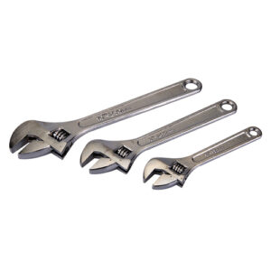 Adjustable Wrench 3 Piece Set