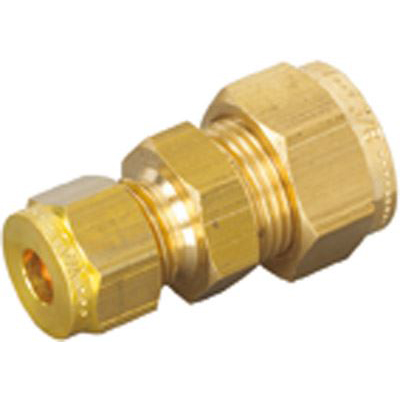 WADE-4045/3 5/16"OD X 1/4" OD REDUCING COUPLING Wade Brass Compression Fitting 