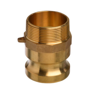 Snaplock Part F Male Adaptor with Male NPT Thread - Brass