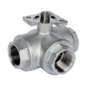 PN30 Brass 3 Way Ball Valve (BSPP T series)