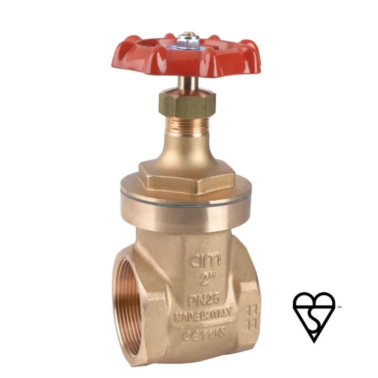 3/4" PN25 Brass Gate Valve