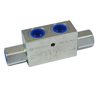 ½” NPT Ports Double Pilot Operated Hydraulic Check Valve 11 GPM Max Flow Rate 