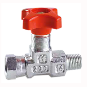Inline Gauge Isolator Needle Valve With 6mm Compression Connection