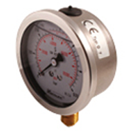 Stem Mounted - 100mm Face Pressure Gauge