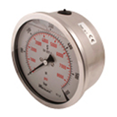 Panel Mounted - 100mm Face Pressure Gauge