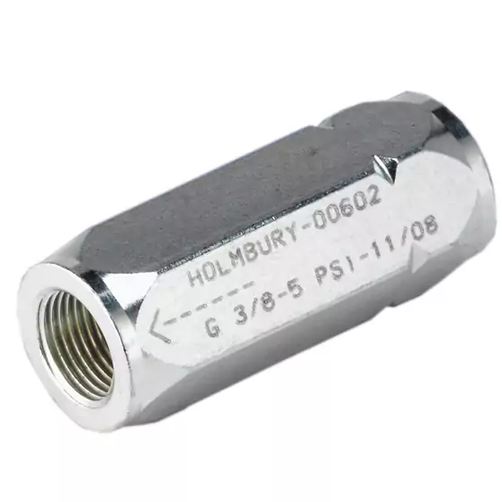 3/8" BSP Female - 0.35 Bar Cracking Pressure - 400 Bar Max Working Pressure