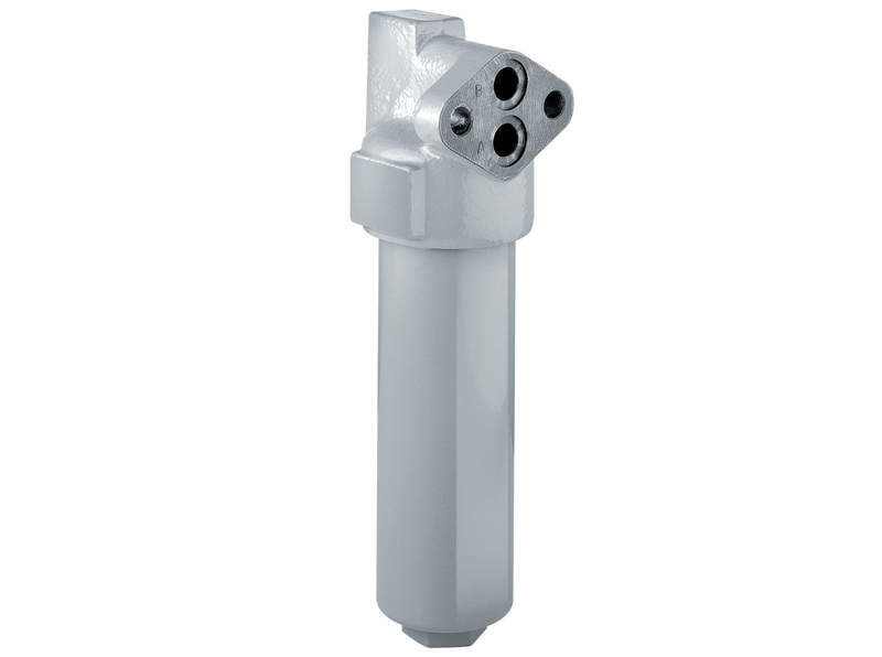 15mm Diameter on Plain Flange - 5 Micron - flow rate 27 l/min - with input and output