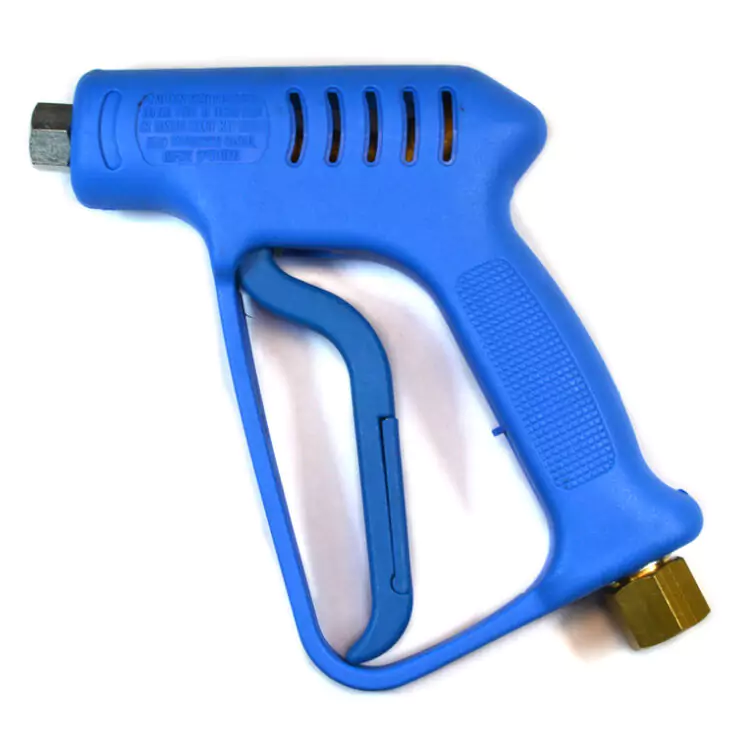Blue wash gun, 3/8" BSP female swivel inlet, fixed outlet