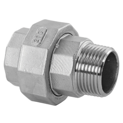 1" BSP Union Conical Female/Female 316 Stainless Steel 150LB Pipe Fitting 