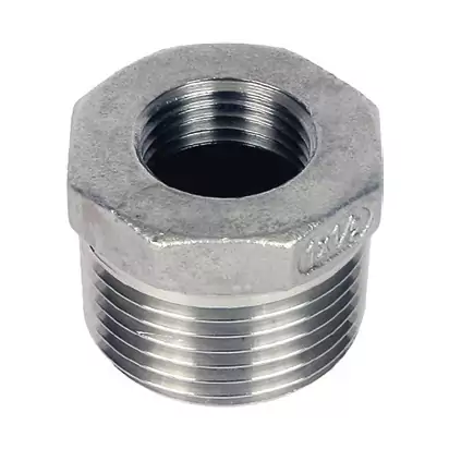 3/4" BSP x 1/2" BSP Hex Reducing Bush