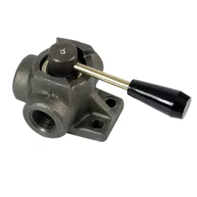 1" BSP 3 Way Closed Centre Flow Diverter Valve