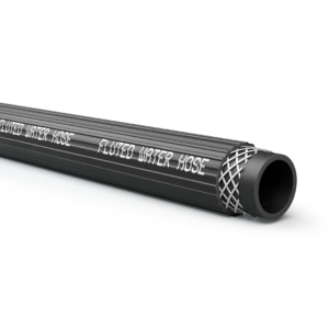 Fluted Water Hose Black 7 Bar WP