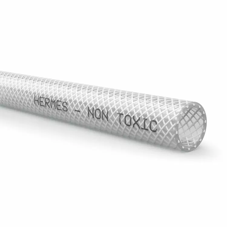1/2" x 30m Clear Braided PVC Hose Transparent 10Bar WP