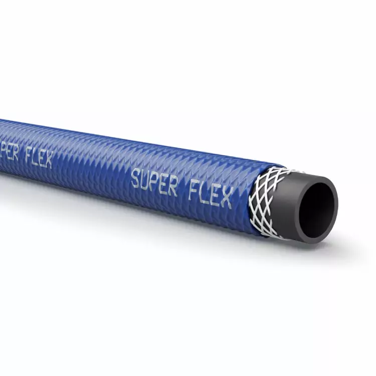 1/4" x 30m Lightweight PVC Air Hose Blue 18Bar WP