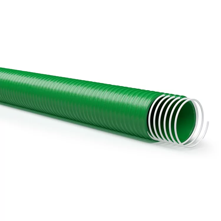 76x87mm Medium Duty PVC S&D Hose Green (20m Coil)