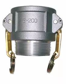 1" Type B Camlock x BSPT Male - Aluminium
