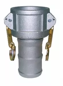 2" Type C Camlock x Hose Tail - Aluminium