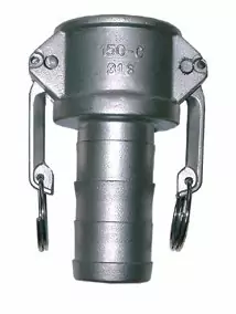 3/4" Type C Camlock x Hose Tail - Stainless Steel