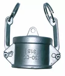 2" Type DC Camlock x Dust Cap - Stainless Steel