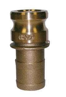 3" Type E Camlock x Hose Tail - Brass