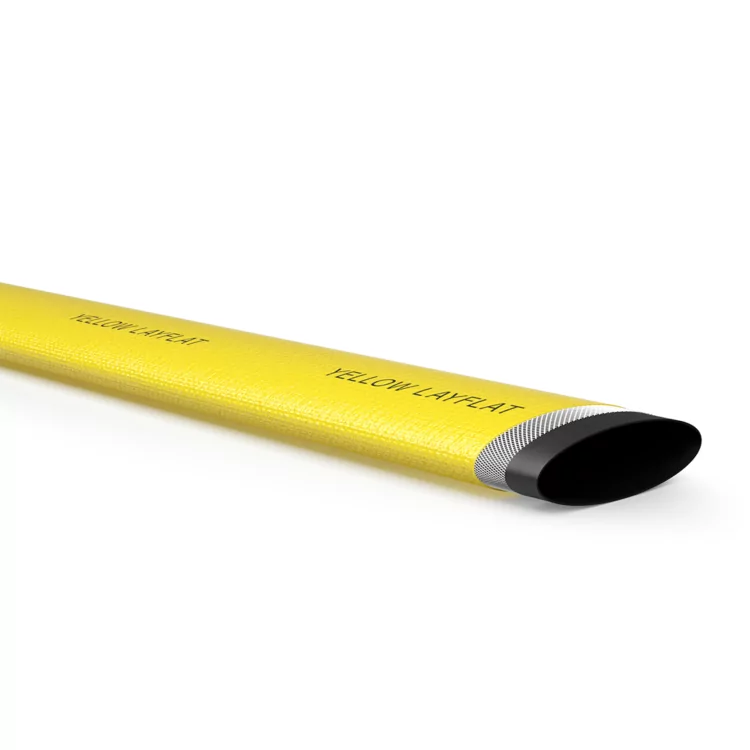 2" Layflat Delivery Hose Yellow 6 Bar WP (50m Coil)