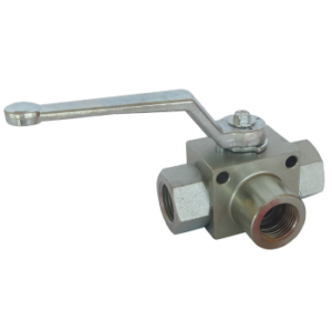 BSP 3 Ways Ball Valve (L Type)