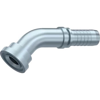 1/2" 45° 3000 PSI SAE Flange (Code 61) - 1/2" Hose Tail