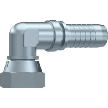 1/4" BSP FM 90° Compact - 1/4" Hose Tail